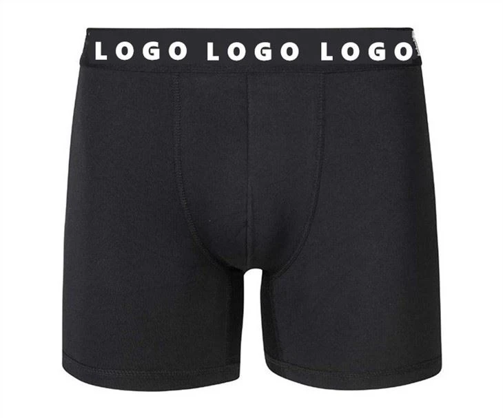 Custom Stretch Nylon Quick Dry Sports Boxers Black